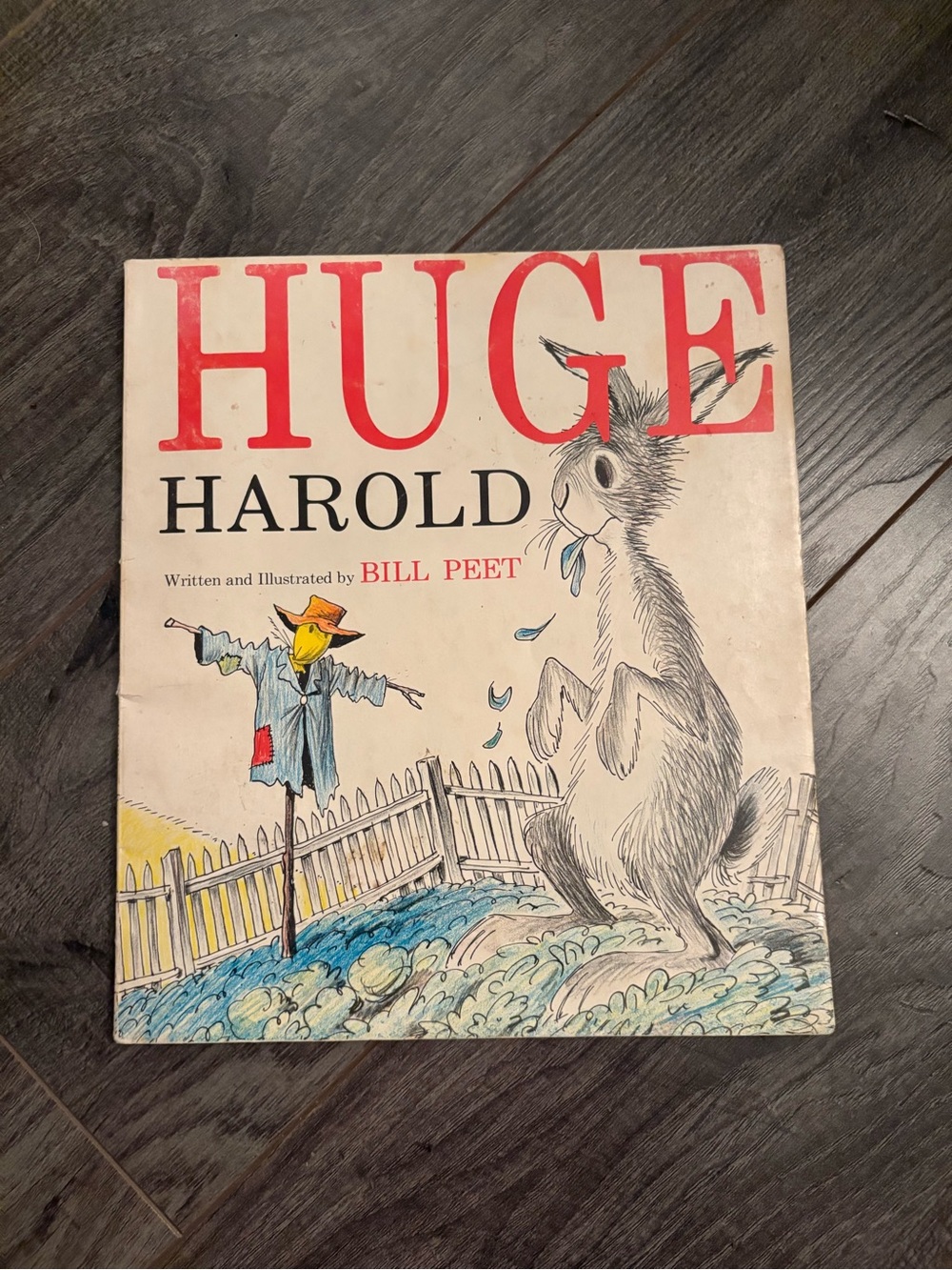 Vintage Huge Harold book by Bill Peet 1961 soft cover